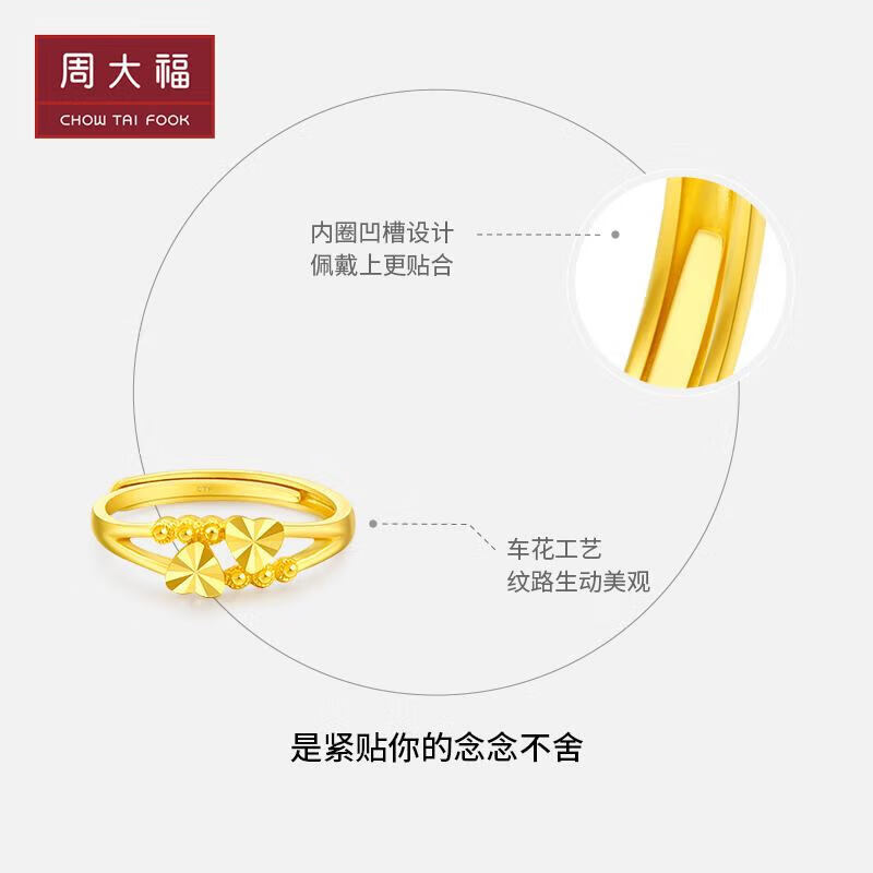 周大福金戒指最新潮流，自信与成就感的启示