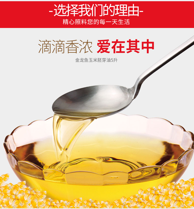 金龙鱼玉米胚芽油，温情传递，5升价格一览